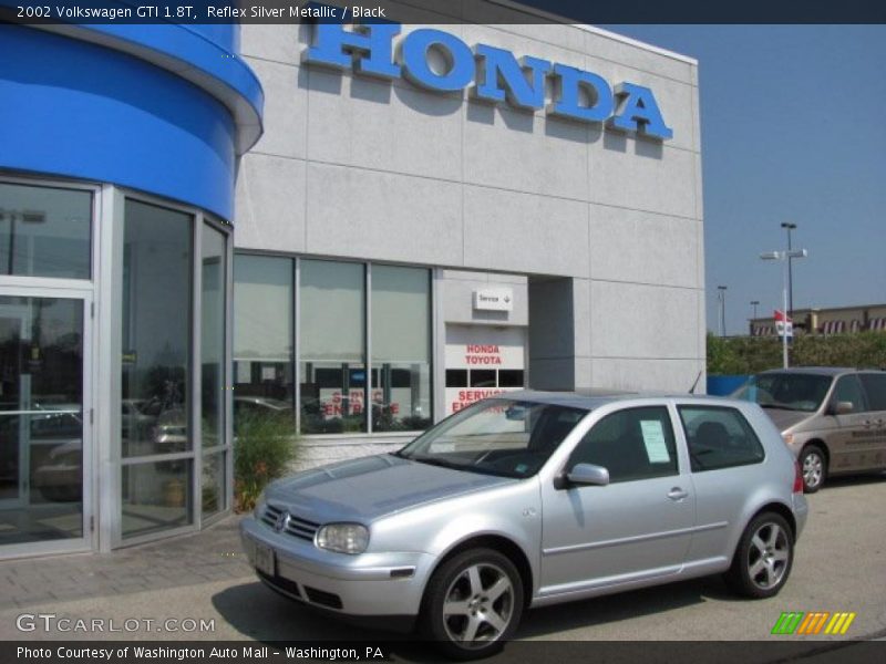 Reflex Silver Metallic / Black 2002 Volkswagen GTI 1.8T