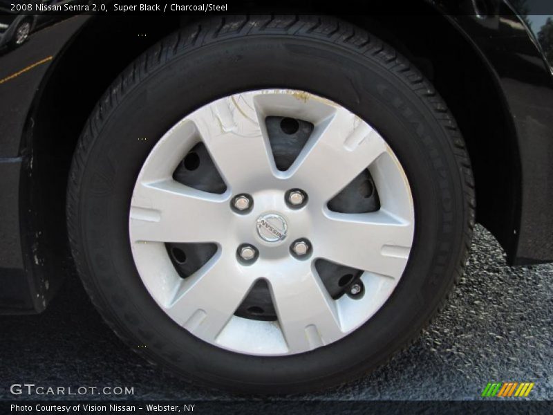 Super Black / Charcoal/Steel 2008 Nissan Sentra 2.0