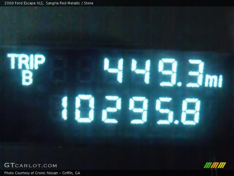 Sangria Red Metallic / Stone 2009 Ford Escape XLS