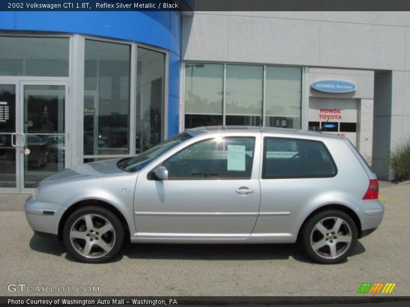 Reflex Silver Metallic / Black 2002 Volkswagen GTI 1.8T