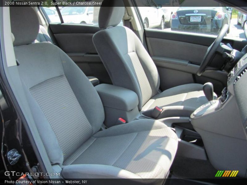 Super Black / Charcoal/Steel 2008 Nissan Sentra 2.0