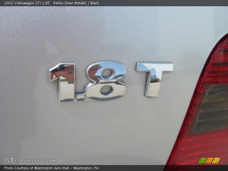 Reflex Silver Metallic / Black 2002 Volkswagen GTI 1.8T