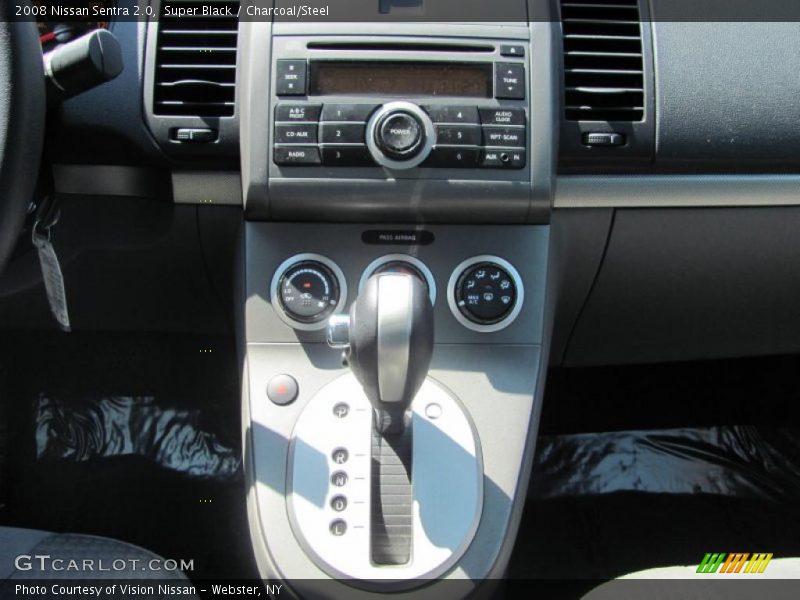 Super Black / Charcoal/Steel 2008 Nissan Sentra 2.0