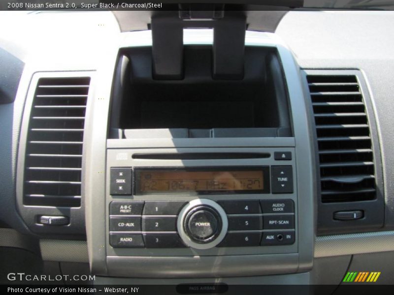 Super Black / Charcoal/Steel 2008 Nissan Sentra 2.0