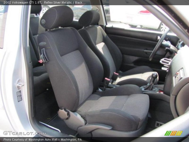 Reflex Silver Metallic / Black 2002 Volkswagen GTI 1.8T