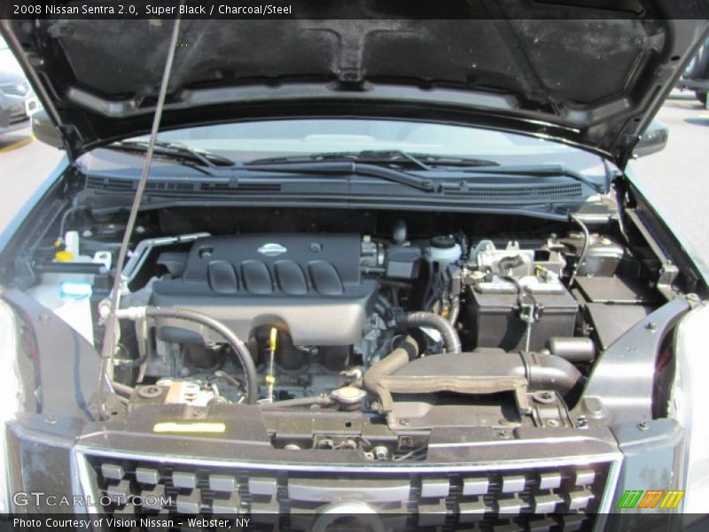 Super Black / Charcoal/Steel 2008 Nissan Sentra 2.0