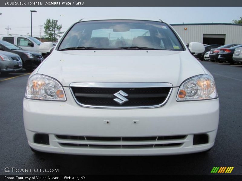 Absolute White / Grey 2008 Suzuki Forenza