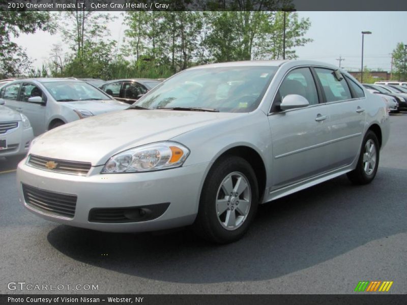 Cyber Gray Metallic / Gray 2010 Chevrolet Impala LT
