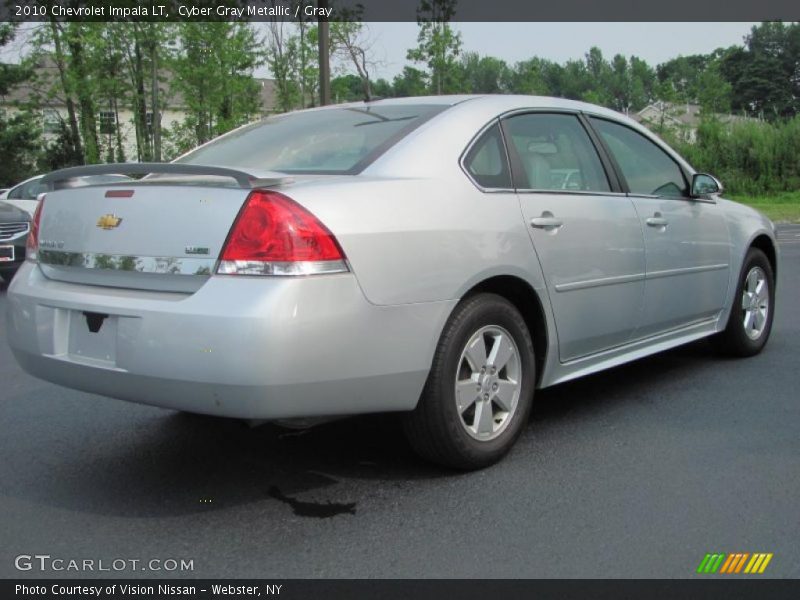 Cyber Gray Metallic / Gray 2010 Chevrolet Impala LT