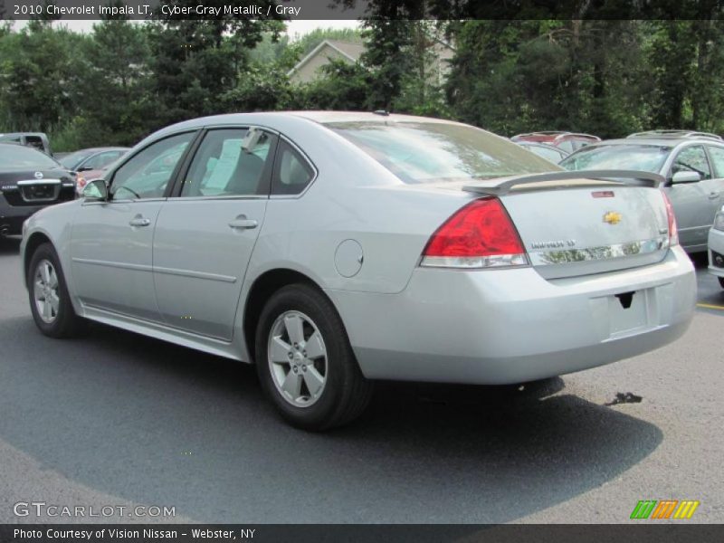 Cyber Gray Metallic / Gray 2010 Chevrolet Impala LT