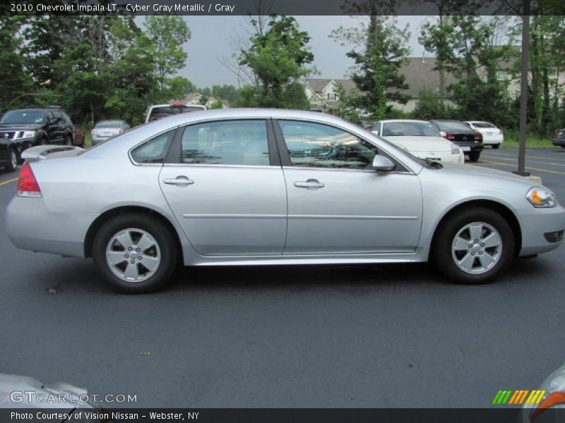 Cyber Gray Metallic / Gray 2010 Chevrolet Impala LT