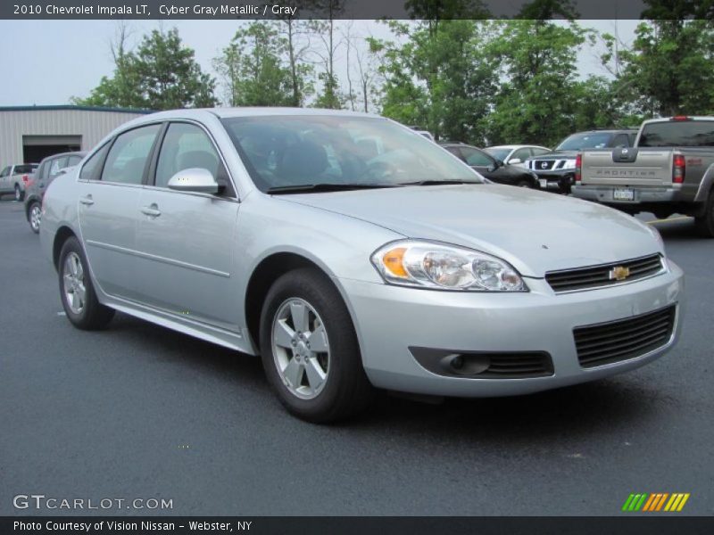 Cyber Gray Metallic / Gray 2010 Chevrolet Impala LT