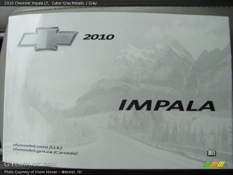 Cyber Gray Metallic / Gray 2010 Chevrolet Impala LT