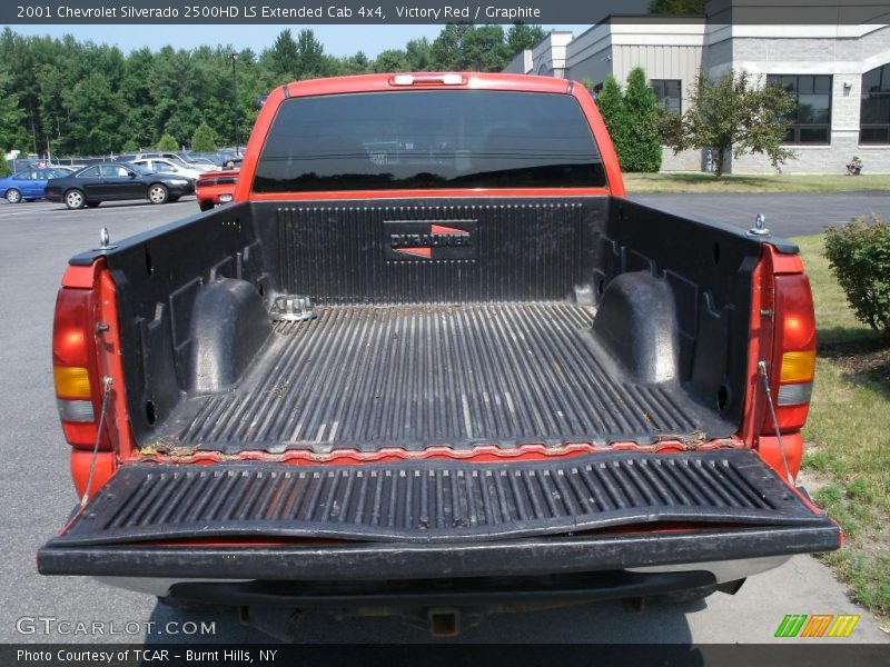 Victory Red / Graphite 2001 Chevrolet Silverado 2500HD LS Extended Cab 4x4