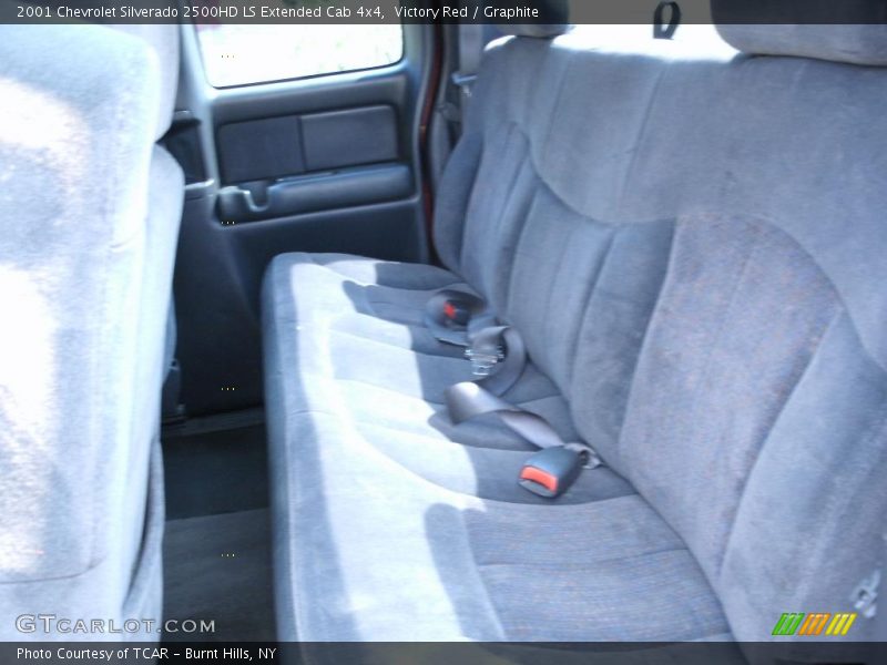 Victory Red / Graphite 2001 Chevrolet Silverado 2500HD LS Extended Cab 4x4