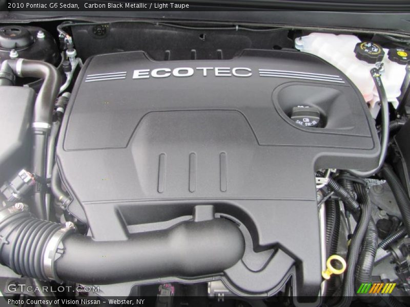 Carbon Black Metallic / Light Taupe 2010 Pontiac G6 Sedan