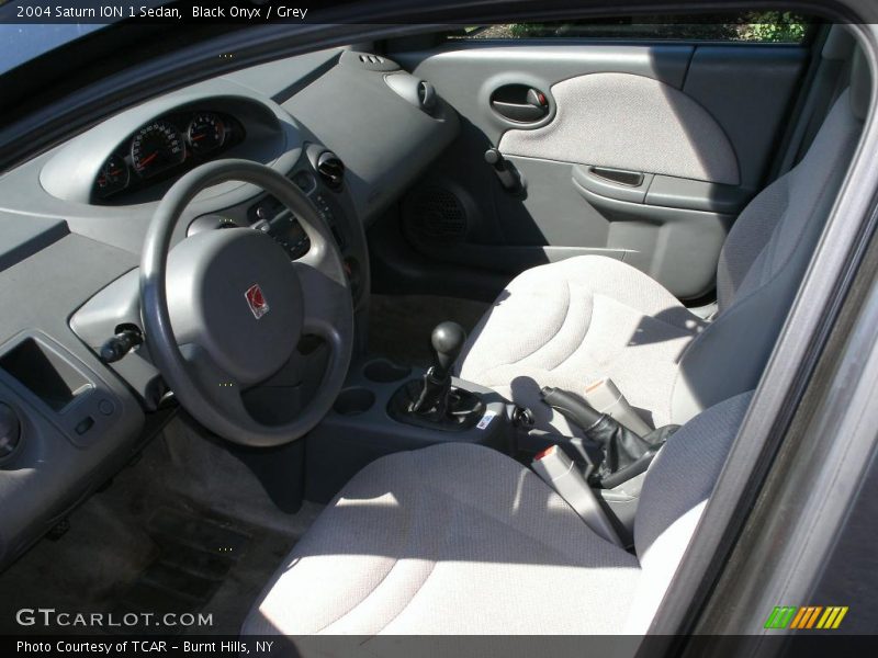 Black Onyx / Grey 2004 Saturn ION 1 Sedan