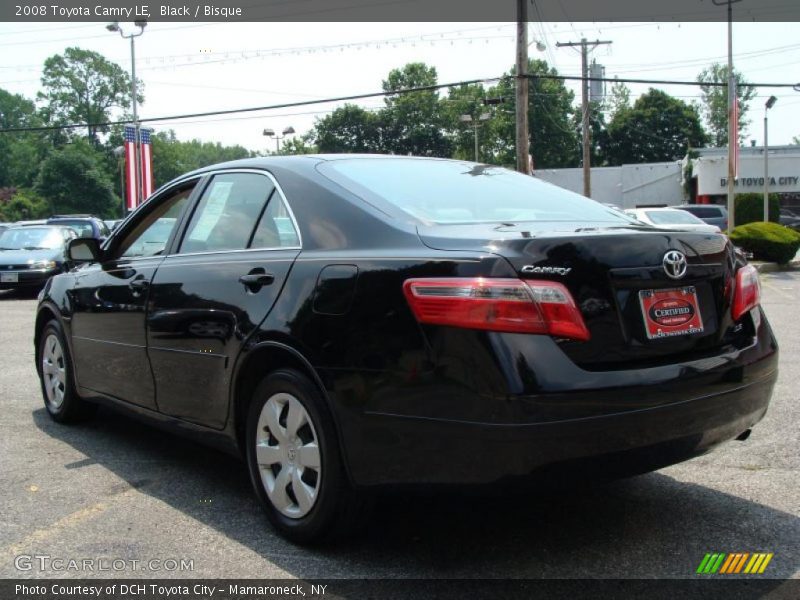 Black / Bisque 2008 Toyota Camry LE