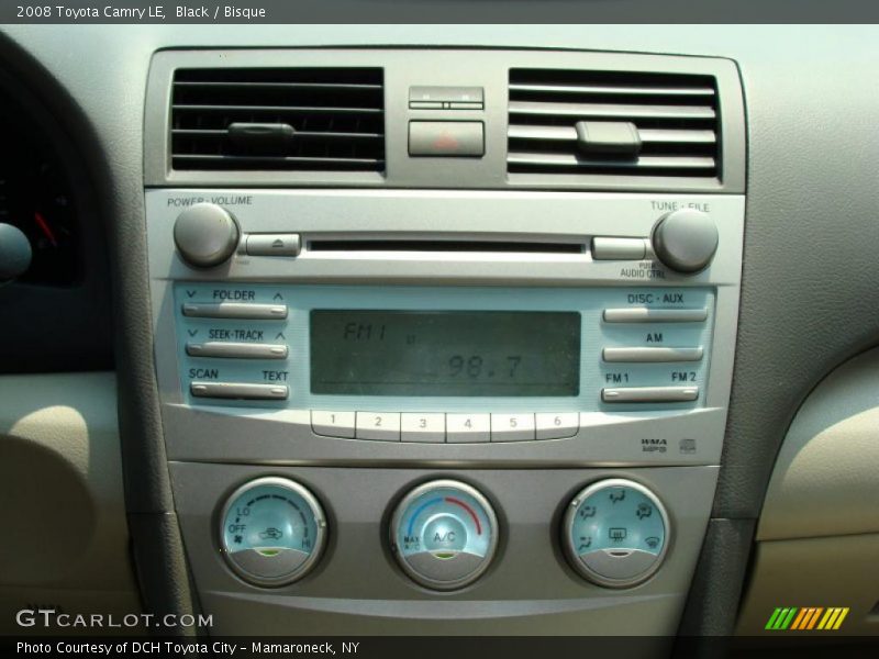 Black / Bisque 2008 Toyota Camry LE