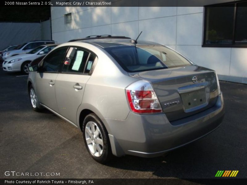 Magnetic Gray / Charcoal/Steel 2008 Nissan Sentra 2.0 SL