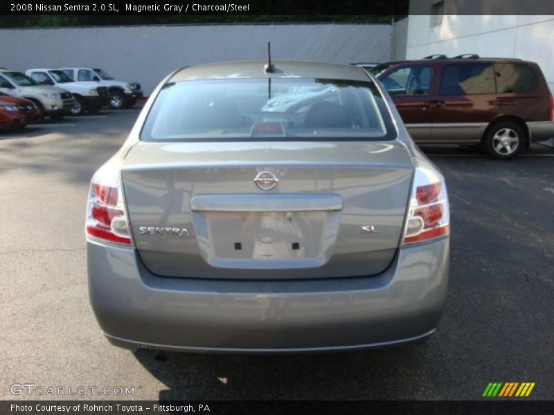 Magnetic Gray / Charcoal/Steel 2008 Nissan Sentra 2.0 SL