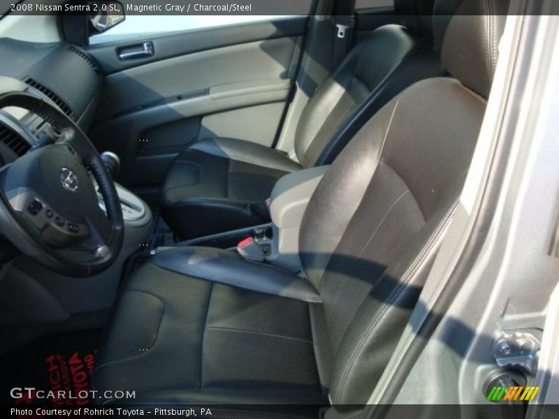 Magnetic Gray / Charcoal/Steel 2008 Nissan Sentra 2.0 SL