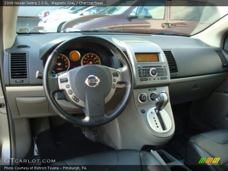 Magnetic Gray / Charcoal/Steel 2008 Nissan Sentra 2.0 SL