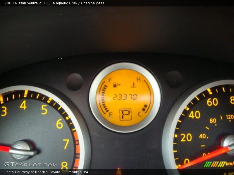 Magnetic Gray / Charcoal/Steel 2008 Nissan Sentra 2.0 SL