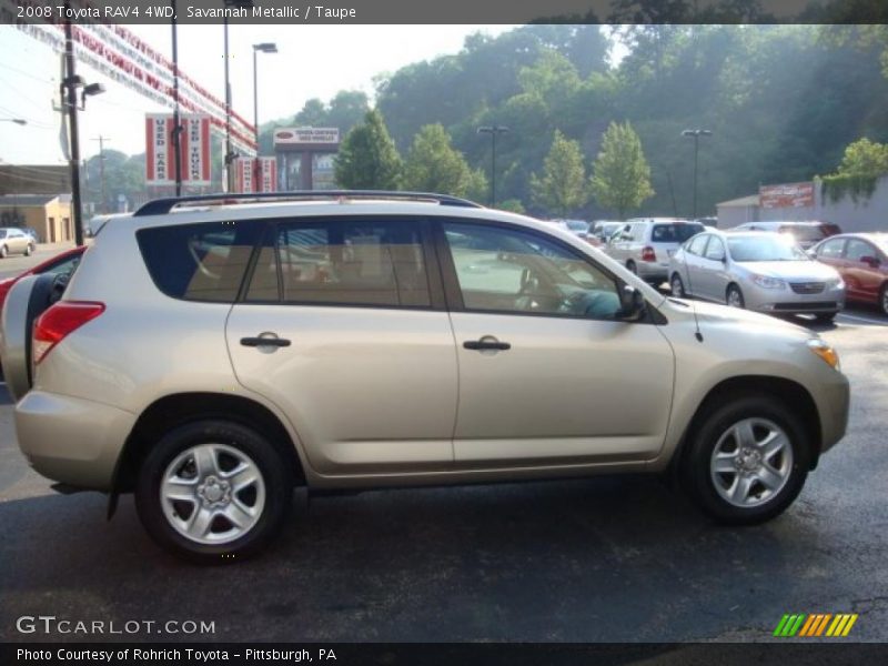 Savannah Metallic / Taupe 2008 Toyota RAV4 4WD