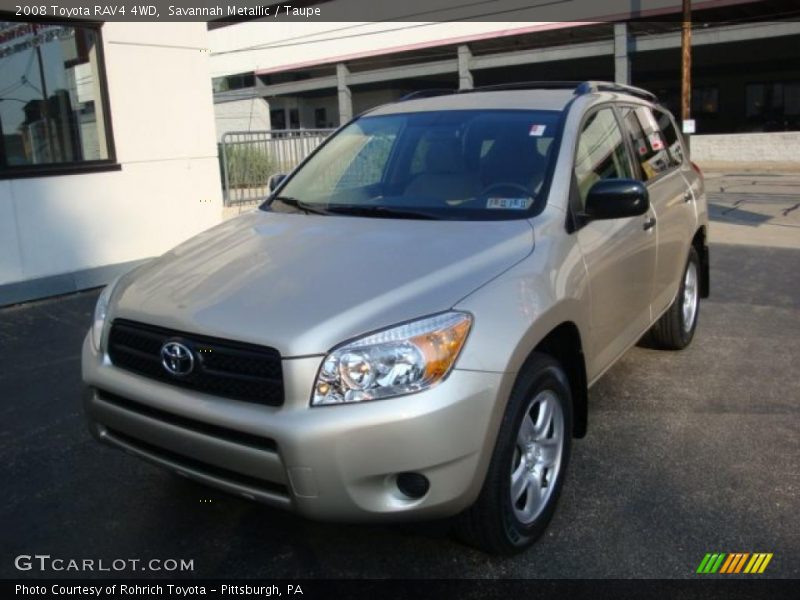 Savannah Metallic / Taupe 2008 Toyota RAV4 4WD