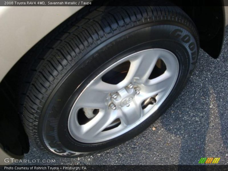 Savannah Metallic / Taupe 2008 Toyota RAV4 4WD