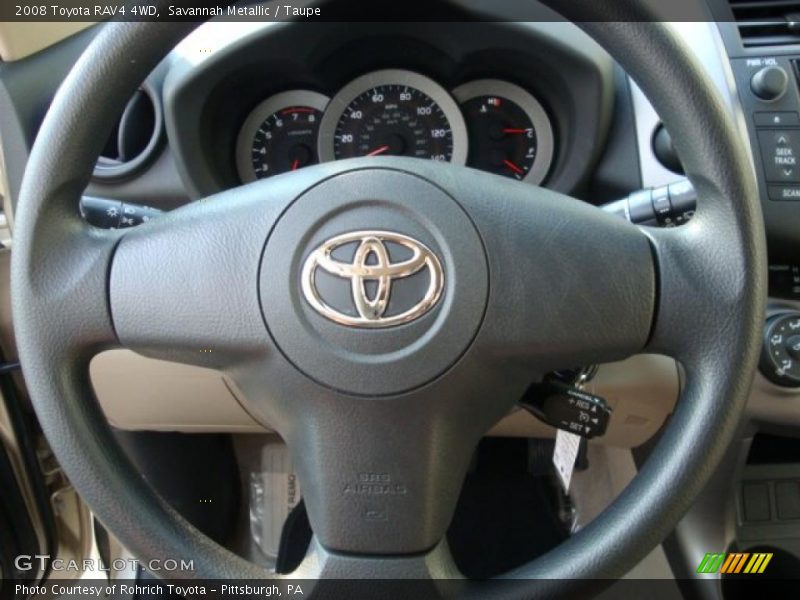 Savannah Metallic / Taupe 2008 Toyota RAV4 4WD