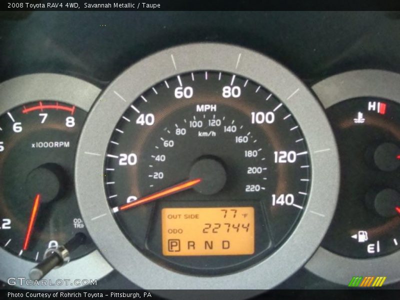Savannah Metallic / Taupe 2008 Toyota RAV4 4WD
