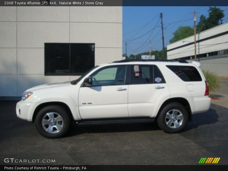 Natural White / Stone Gray 2008 Toyota 4Runner SR5 4x4