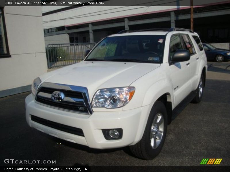 Natural White / Stone Gray 2008 Toyota 4Runner SR5 4x4