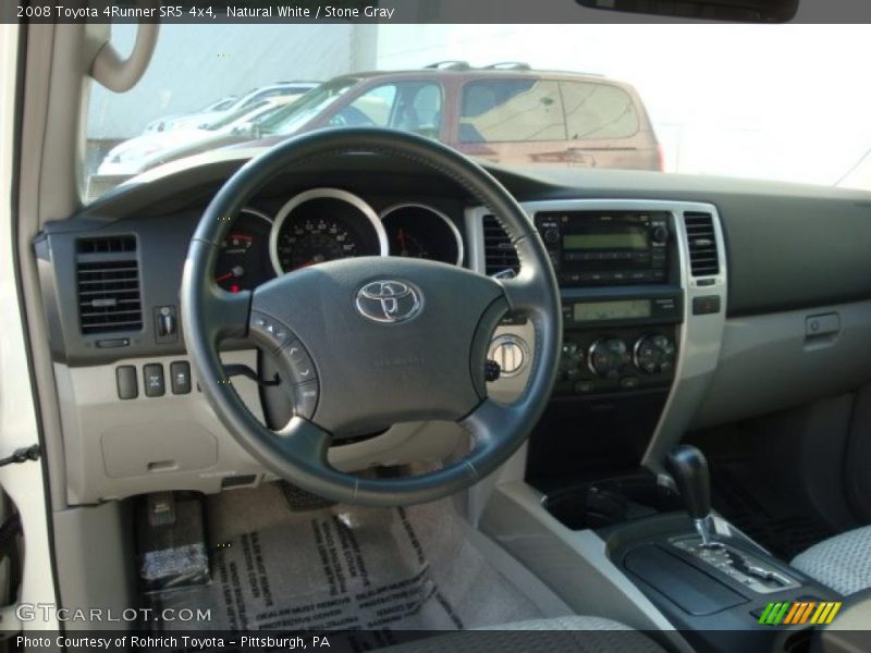 Natural White / Stone Gray 2008 Toyota 4Runner SR5 4x4