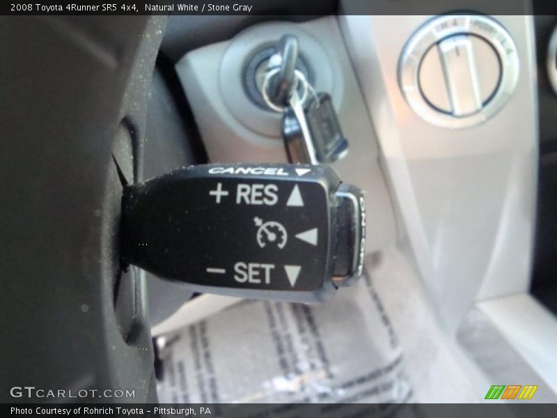 Natural White / Stone Gray 2008 Toyota 4Runner SR5 4x4