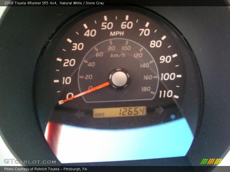 Natural White / Stone Gray 2008 Toyota 4Runner SR5 4x4