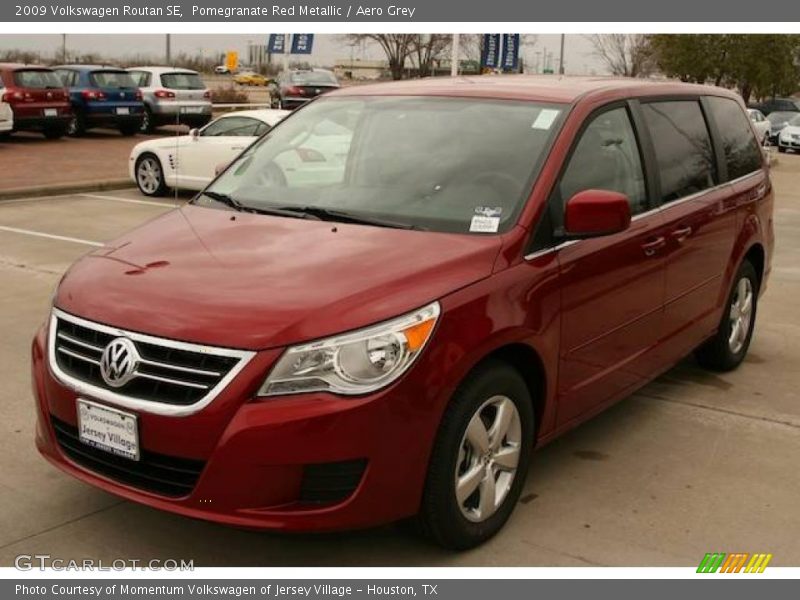 Pomegranate Red Metallic / Aero Grey 2009 Volkswagen Routan SE