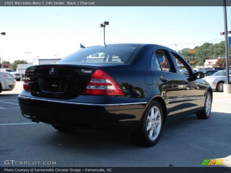 Black / Charcoal 2003 Mercedes-Benz C 240 Sedan
