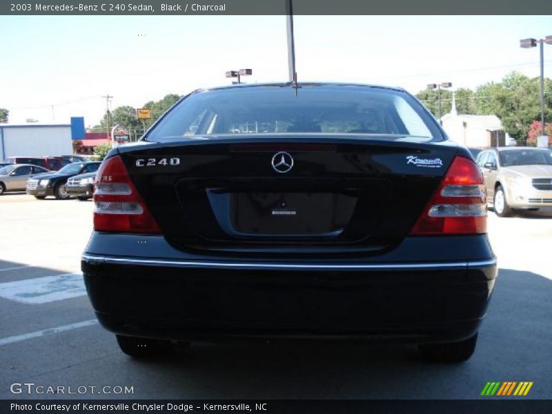 Black / Charcoal 2003 Mercedes-Benz C 240 Sedan