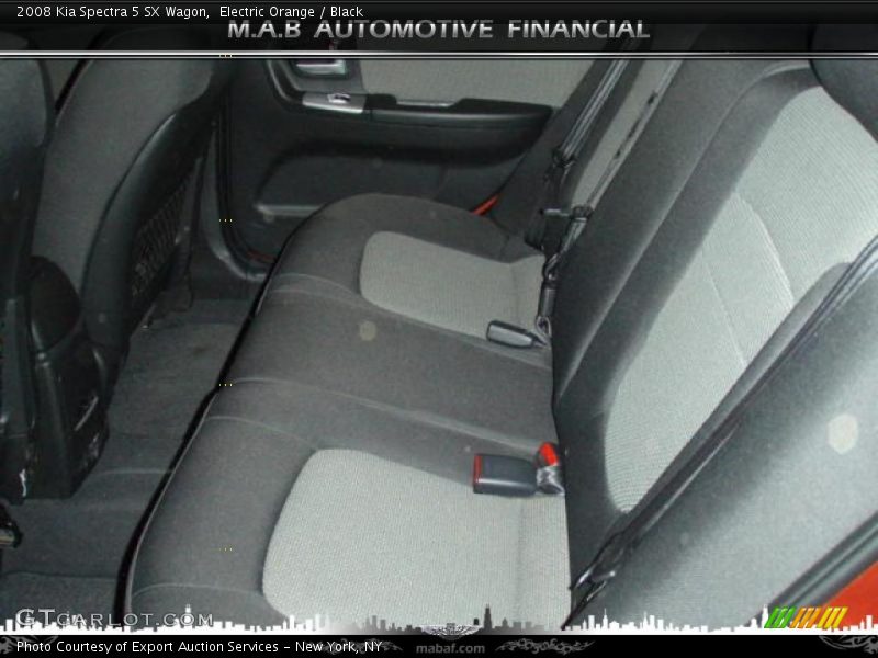 Electric Orange / Black 2008 Kia Spectra 5 SX Wagon