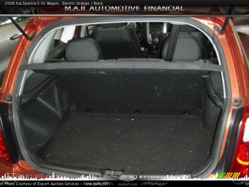 Electric Orange / Black 2008 Kia Spectra 5 SX Wagon