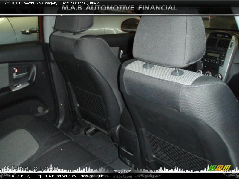 Electric Orange / Black 2008 Kia Spectra 5 SX Wagon