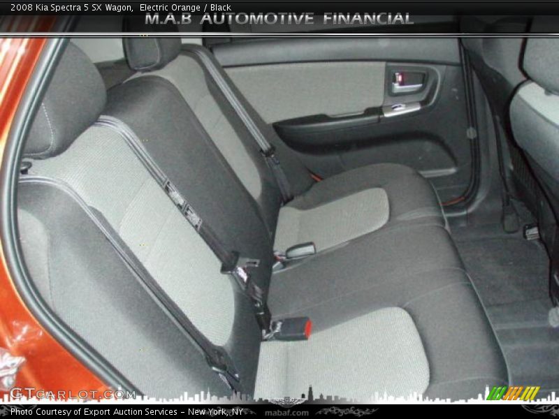 Electric Orange / Black 2008 Kia Spectra 5 SX Wagon