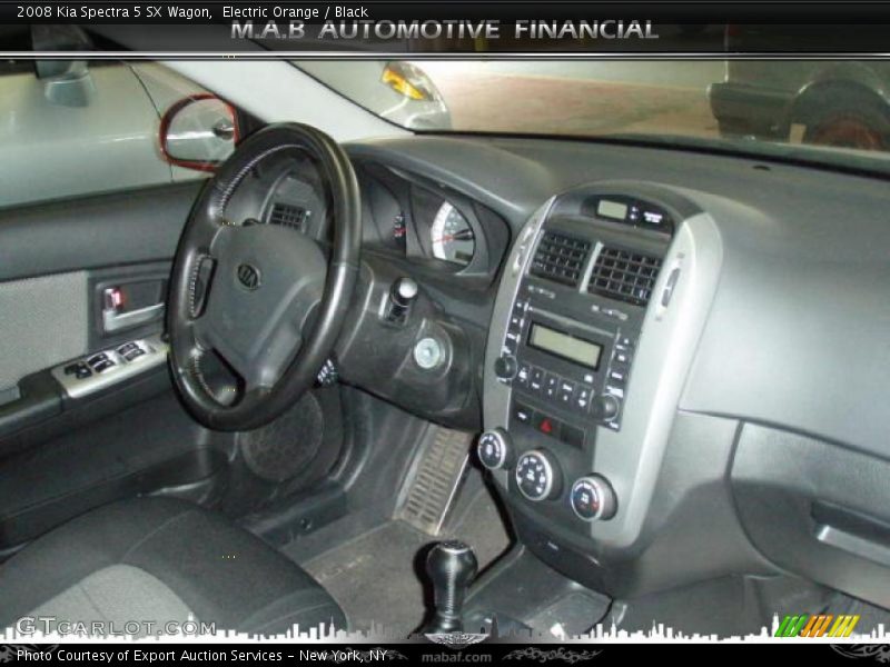 Electric Orange / Black 2008 Kia Spectra 5 SX Wagon