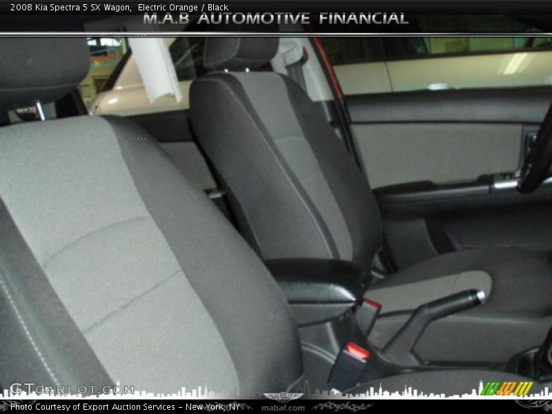Electric Orange / Black 2008 Kia Spectra 5 SX Wagon