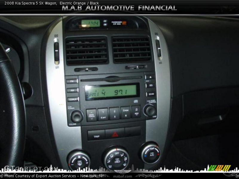 Electric Orange / Black 2008 Kia Spectra 5 SX Wagon