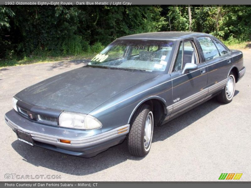Dark Blue Metallic / Light Gray 1992 Oldsmobile Eighty-Eight Royale