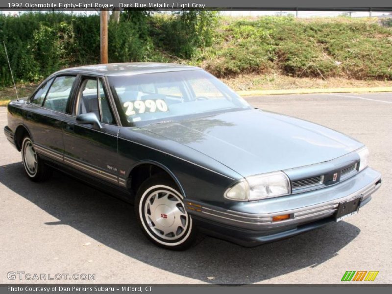 Dark Blue Metallic / Light Gray 1992 Oldsmobile Eighty-Eight Royale